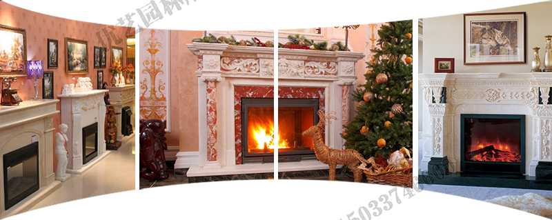 歐式壁爐架實景，大理石壁爐架定制，石雕壁爐架工廠