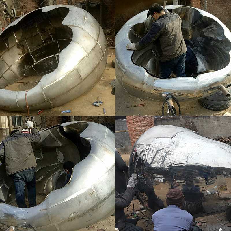 河北不銹鋼雕塑廠家，定制大型不銹鋼景觀雕塑