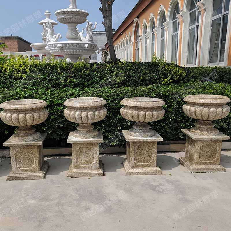 石材花盆，花崗巖花盆